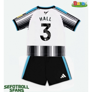 Newcastle United Lewis Hall #3 Hemmaställ Barn 2026-27 Kortärmad (+ Korta byxor)